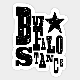 Buffalo Stance Sticker